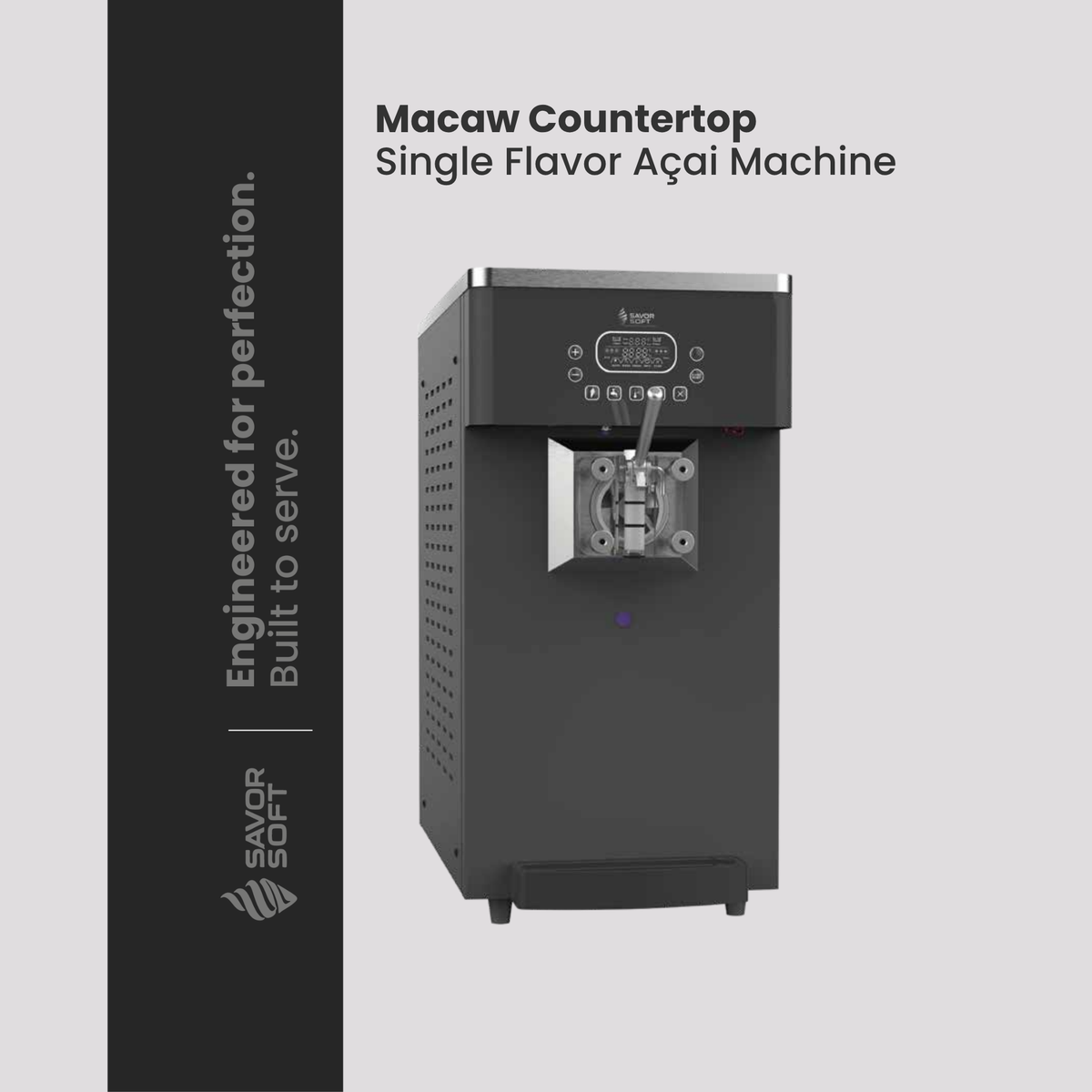 Macaw Countertop Single Flavor Açai Machine